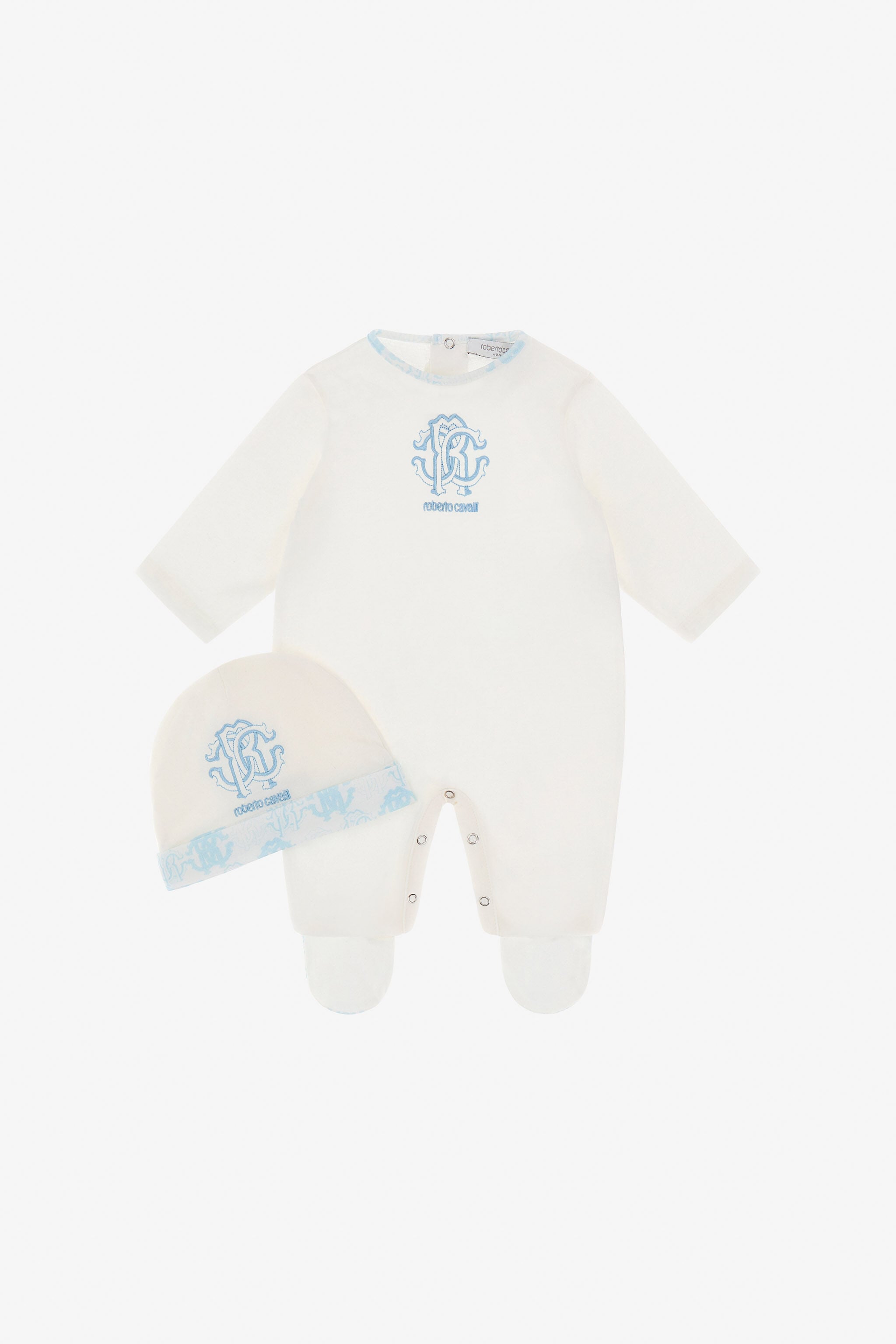JU Ensemble Avec Monogramme RC JU Ensemble Avec Monogramme RC BABY BLUE TJT812-JD001