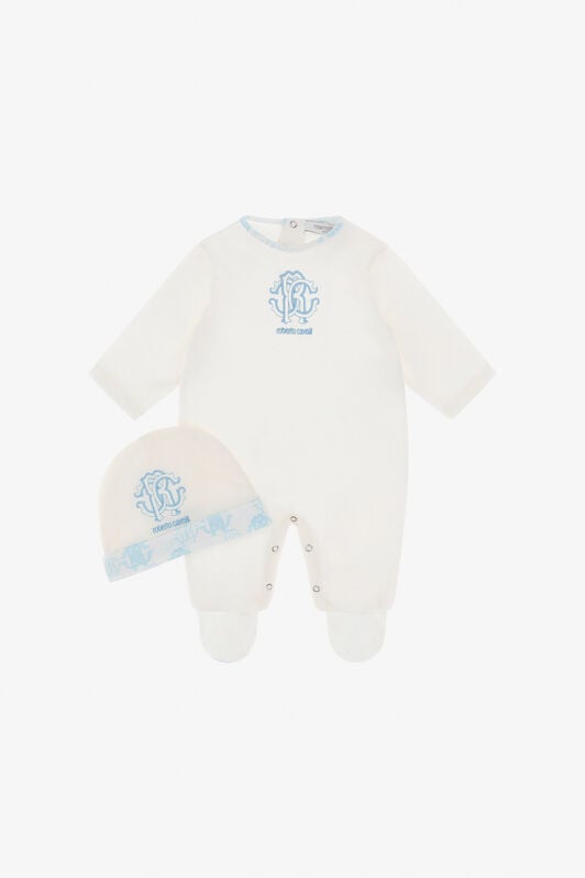JU Ensemble Avec Monogramme RC JU Ensemble Avec Monogramme RC BABY BLUE TJT812-JD001
