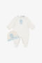 JU Ensemble Avec Monogramme RC JU Ensemble Avec Monogramme RC BABY BLUE TJT812-JD001