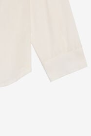 JU Camicia Con Plastron E Monogram RC Avorio UJT702-CH004