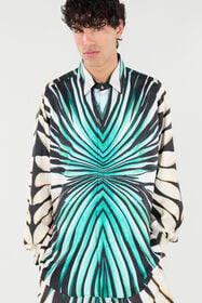 RC Camisa Estampado Ray Of Sea Azul claro VRT720-4QM66