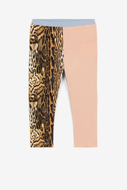 JU Ocelot-Print Leggings Pink PJT262-JV025