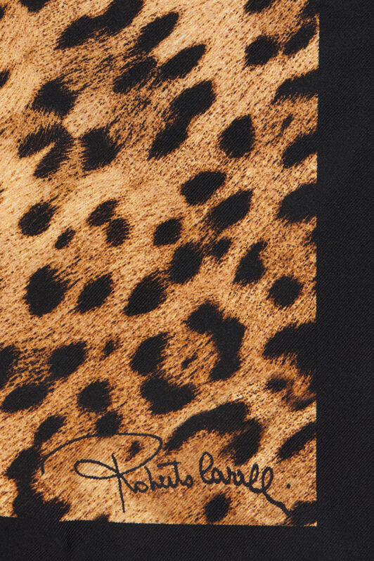 RC Jaguar Print Silk Scarf RC Jaguar Print Silk Scarf NATURAL WKI004-OZP73