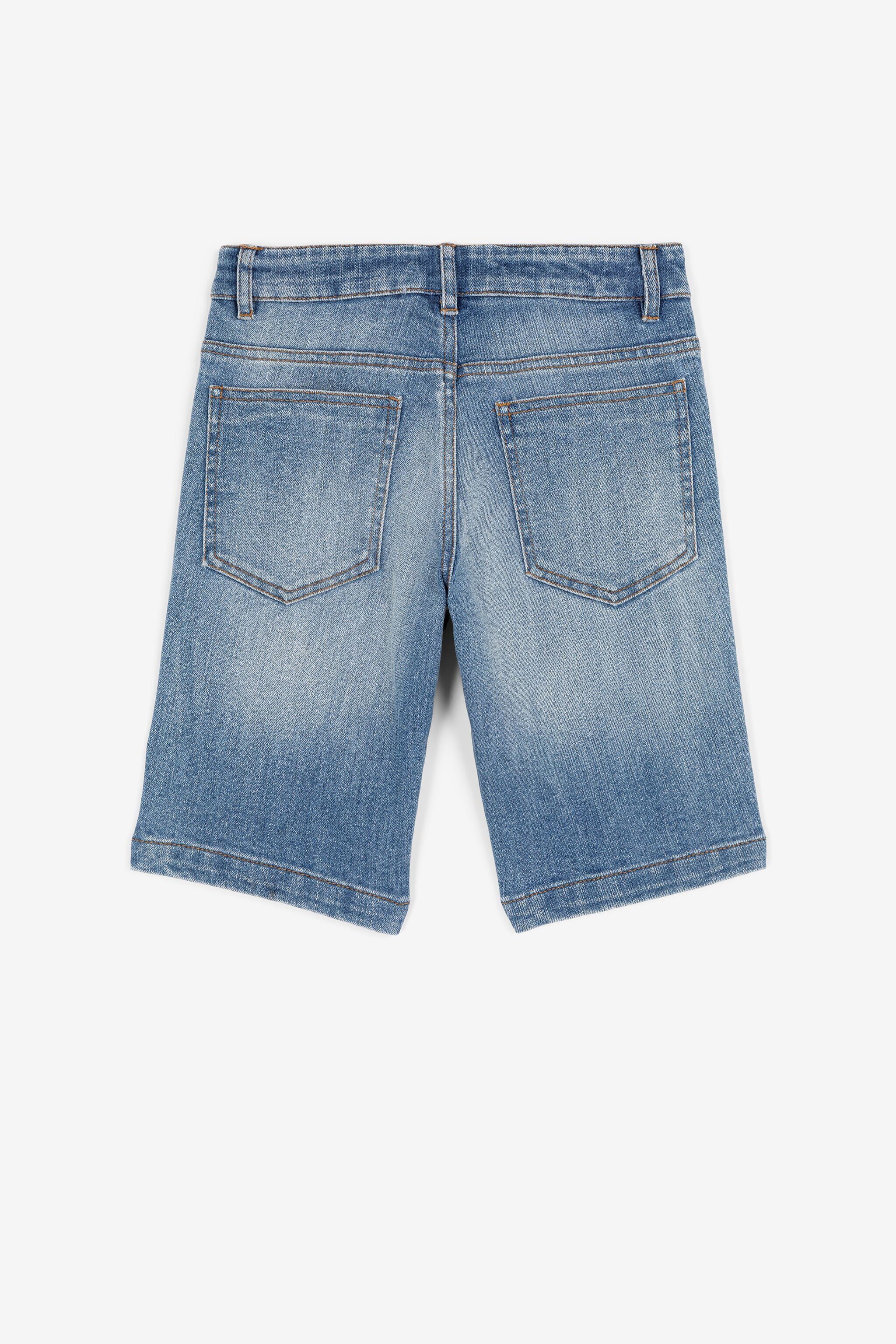 JU Logo-print denim shorts JU Logo-print denim shorts Medium blue QJJ277-DS015