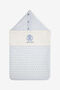 JU RC Monogram print cotton baby nest JU RC Monogram print cotton baby nest Azul SJT836-JFI70