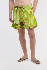 RC Plumange print swim trunks Light green SMT00A-5RL71