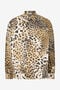 RC Chemise En Soie À Imprimé Animalier RC Chemise En Soie À Imprimé Animalier Marron clair VRT710-OZG34