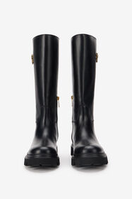 RC Black Boots With Gold Emblem BLACK TOS00N-PZC15