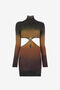 RC Tiger Tooth Cut-Out Mini Dress RC Tiger Tooth Cut-Out Mini Dress MULTICOLOR PQM105-MO010