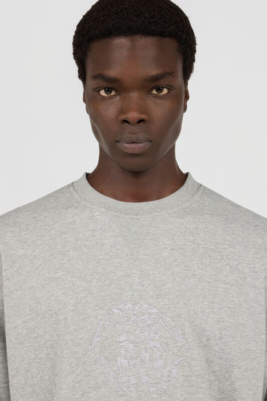 RC Rundhals-Sweatshirt in Grau mit Logo RC Rundhals-Sweatshirt in Grau mit Logo GREY MELANGE TOT66C-CF062