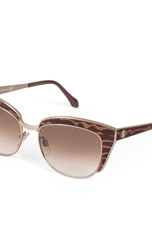 RC Python-Print Cat-Eye Sunglasses Brown BWLMAQ-IMAAE