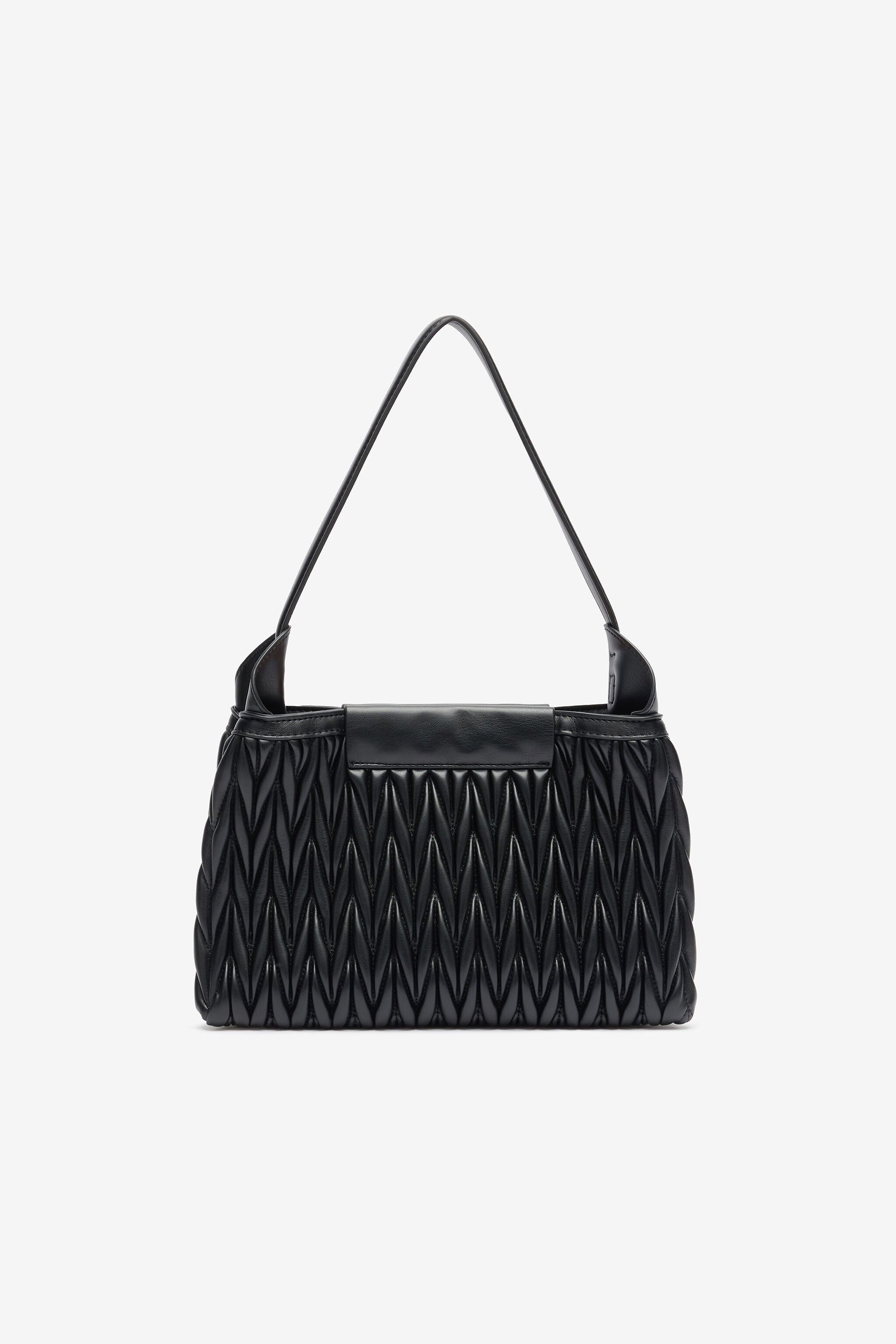 JC Bag With Metal Lettering JC Bag With Metal Lettering Black TFB061-TF426