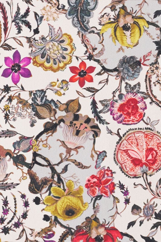 RC Florentine Flowers Print Mini Dress RC Florentine Flowers Print Mini Dress MULTICOLOR WQW029-HVR40
