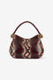 RC Borsa a Spalla Roar Bag Stampa Pitone BORDEAUX/ROSSO TKB022-PZ02S