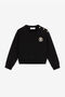 JU RC Monogram-Embroidered Cotton Sweatshirt JU RC Monogram-Embroidered Cotton Sweatshirt Black RJT935-CF050