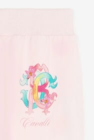 JU Jogginghose mit Logo-Print Rosa QJT262-CF050