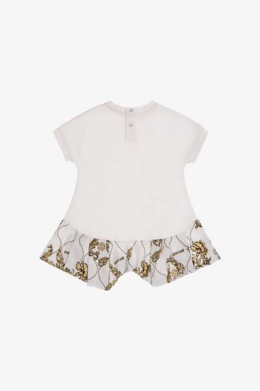 JU Baroque Dream Frilled Dress JU Baroque Dream Frilled Dress White SJT110-JD001