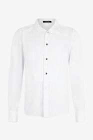 RC Shirt with plastron White SMT730-CH038