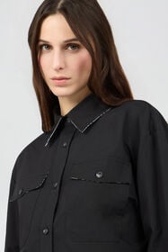 RC Black Shirt With Contrast Stitching BLACK SOT71B-FA001