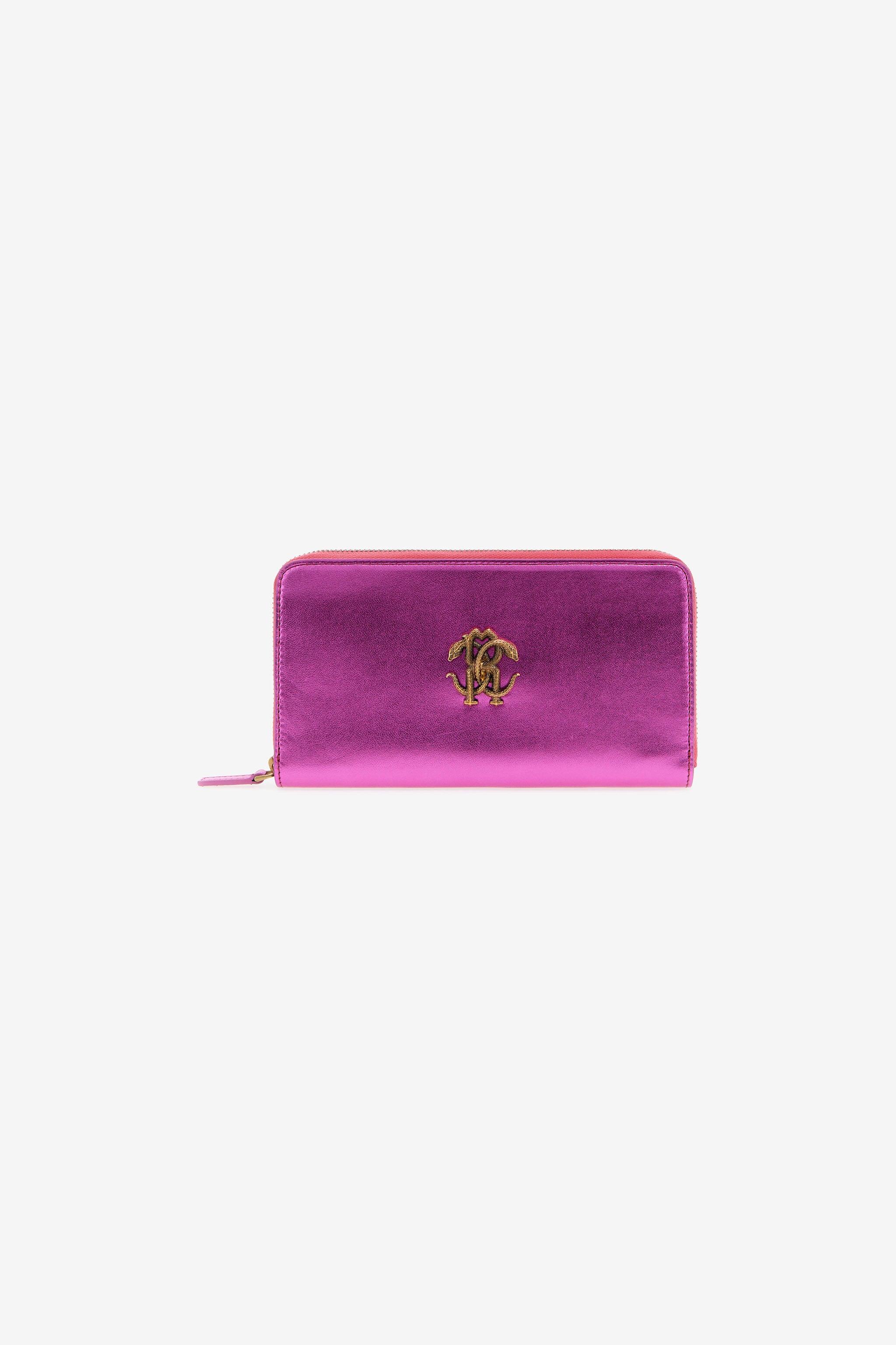 RC Wallet with Monogram RC and zip Fuchsia SKA001-PN199