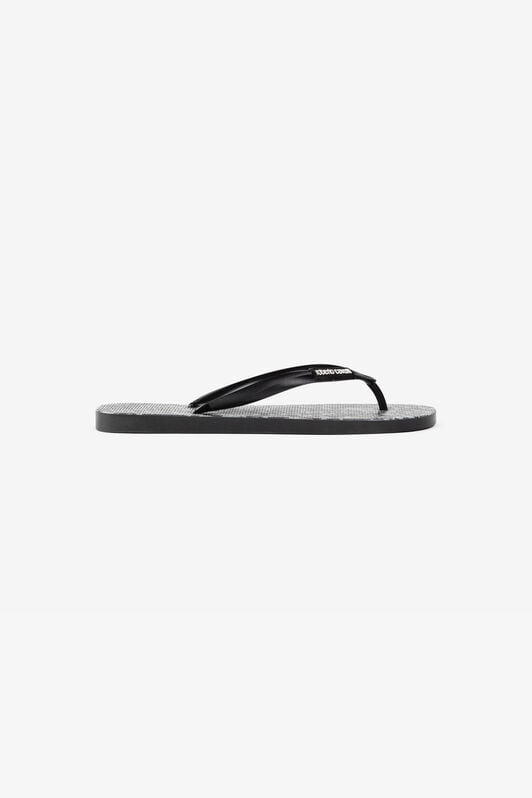 RC Tongs à imprimé léopard RC Tongs à imprimé léopard NERO/GIAGUAROGREY QRS019-PZG00