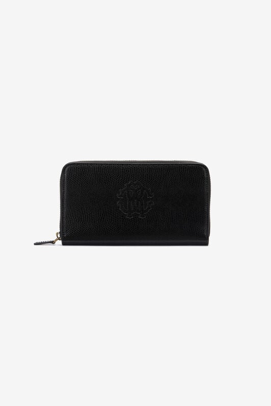 RC Leather Wallet with Monogram RC RC Leather Wallet with Monogram RC Black OOA00B-PZ015