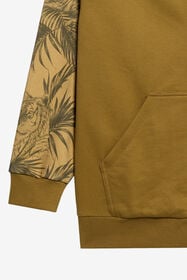 JU Sweatshirt Enfant Imprimé Tiger Graphic KHAKY TJT66G-CF050