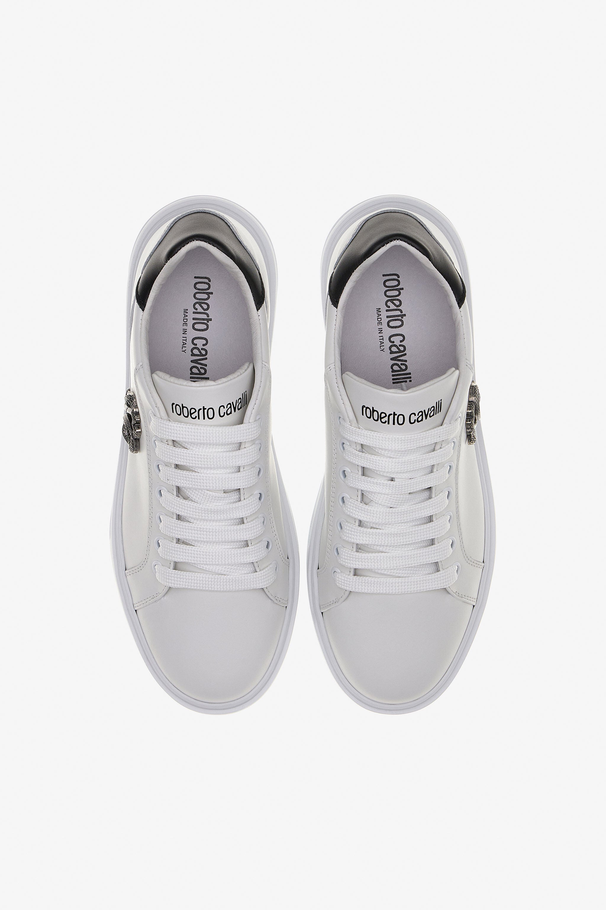 RC Sneakers with Monogram RC RC Sneakers with Monogram RC Weiß/Dunkelgrau SKS036-PZA90