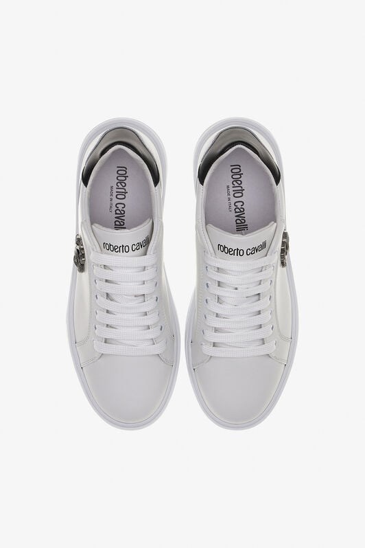 RC Sneakers with Monogram RC RC Sneakers with Monogram RC Weiß/Dunkelgrau SKS036-PZA90