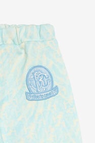JU Pantalón con estampado Monogram BABY BLUE WJT204-5OR11