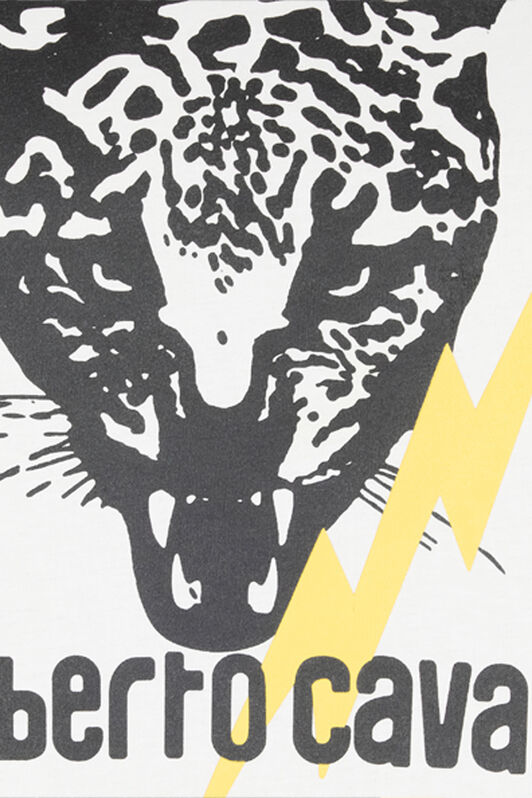 RC T-Shirt With Lightning Bolt And Jaguar WHITE POT60B-JD060