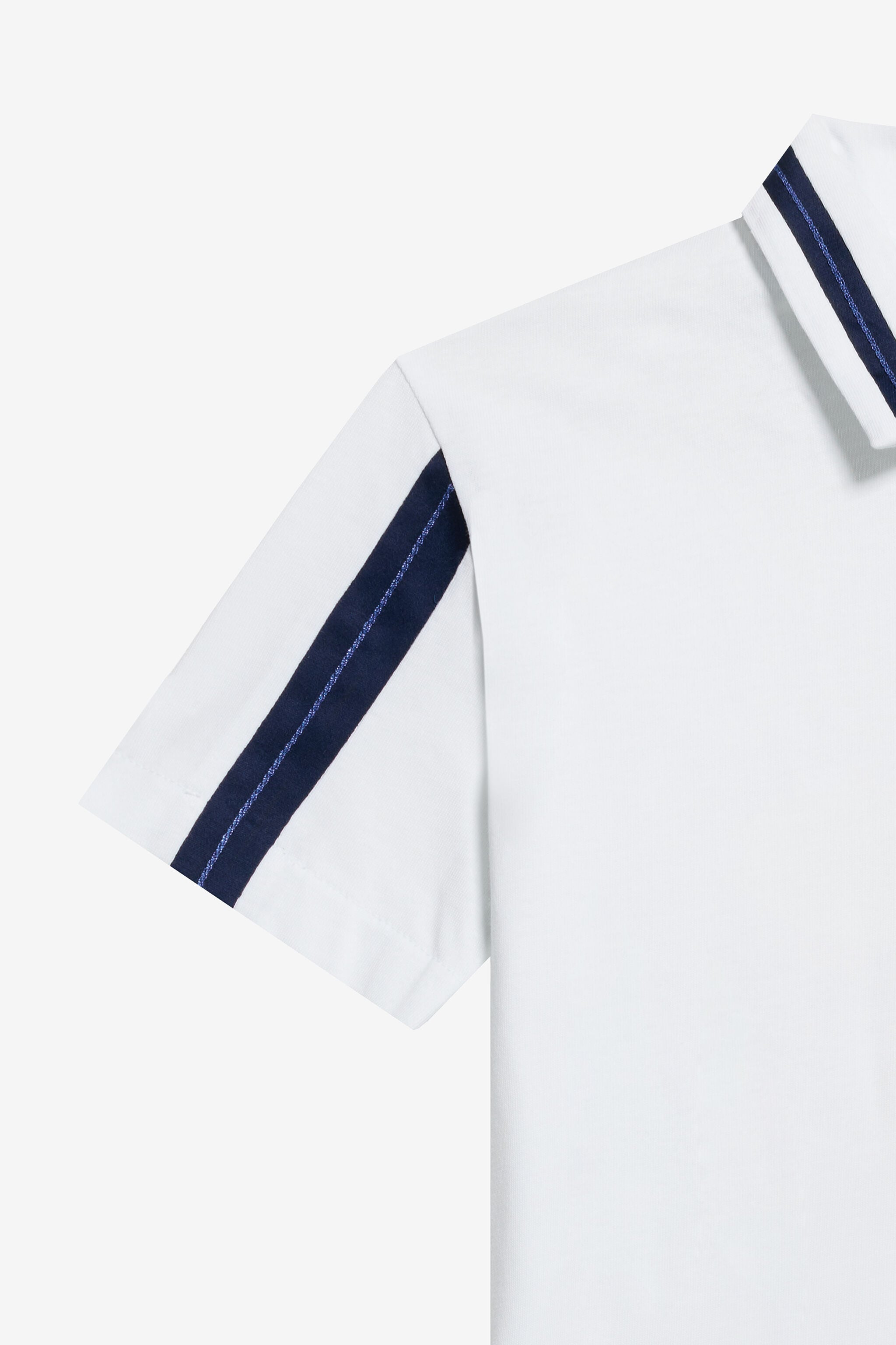 JU Cotton Polo Shirt JU Cotton Polo Shirt OPTICAL WHITE TJT61I-JD001