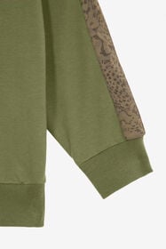 JU Safari Edition Sweatshirt With RC Monogram Green UJT66G-CF050