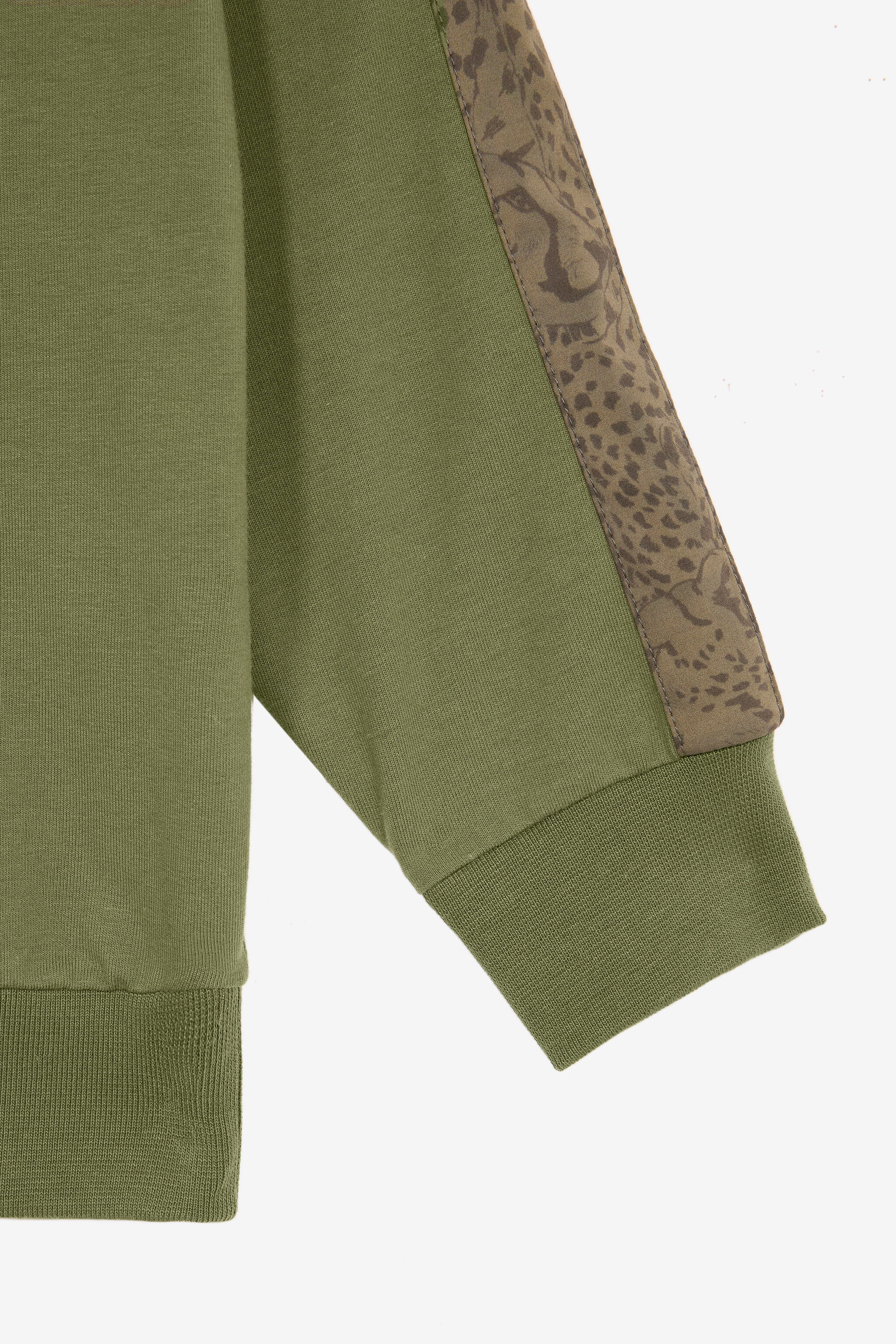 JU Safari Edition Sweatshirt With RC Monogram JU Safari Edition Sweatshirt With RC Monogram Green UJT66G-CF050