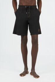 RC Black Swimsuit Boxer Shorts With Contrast Stitching BLACK SOH00I-FT254