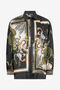 RC Zebra And Snake Print Silk Shirt RC Zebra And Snake Print Silk Shirt Black URT723-4QN72