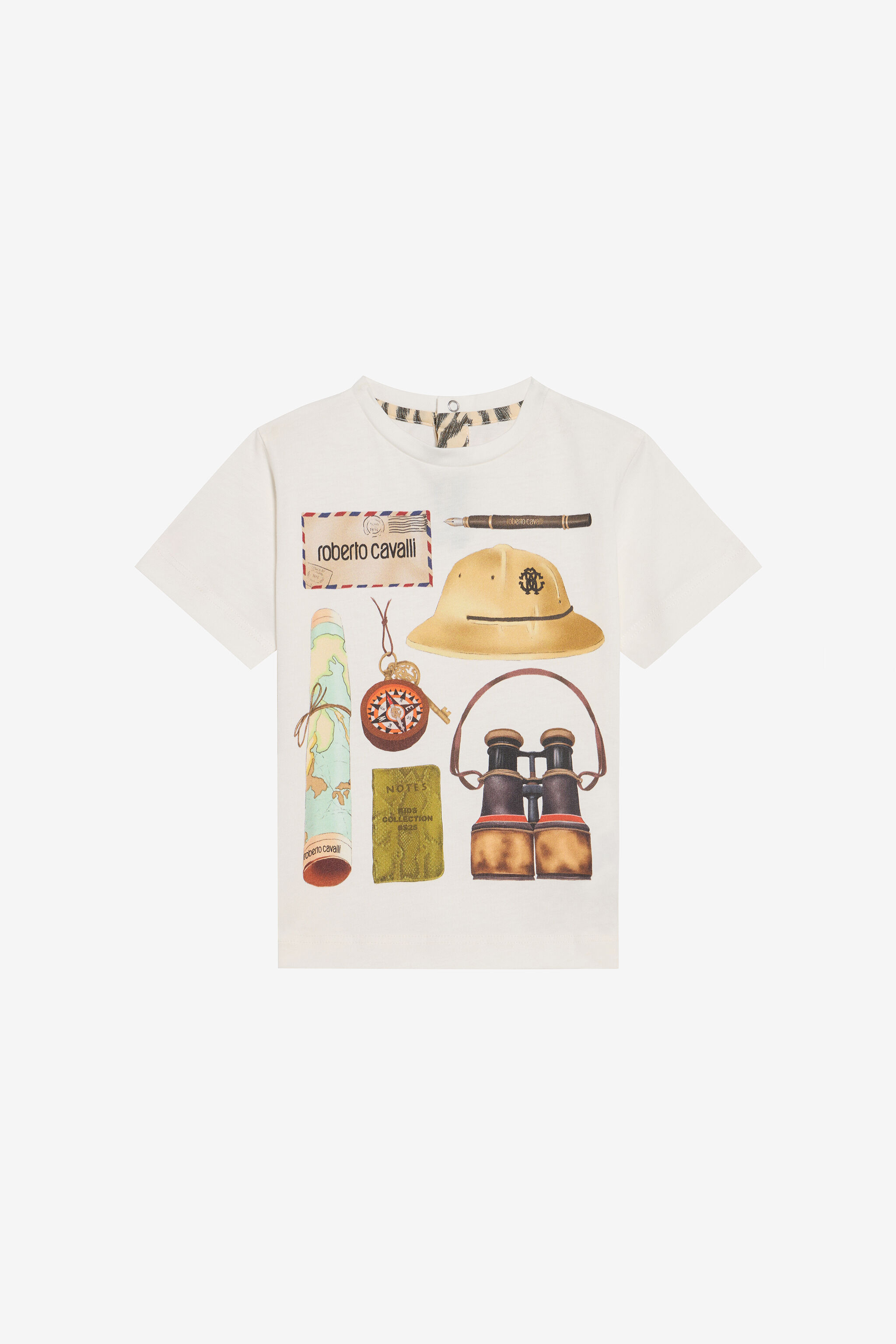 JU T-shirt mit Explorer-Print JU T-shirt mit Explorer-Print MILKY WHITE UJT618-JD001