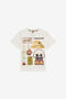 JU T-shirt mit Explorer-Print JU T-shirt mit Explorer-Print MILKY WHITE UJT618-JD001