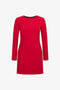 RC Long-sleeve dress with RC RC Long-sleeve dress with RC Red NOT10B-KU012
