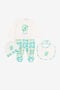 JU Set tutina con stampa JU Set tutina con stampa Verde chiaro QJT884-JV025