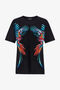 RC Parrot print t-shirt Black SKR62I-JD063