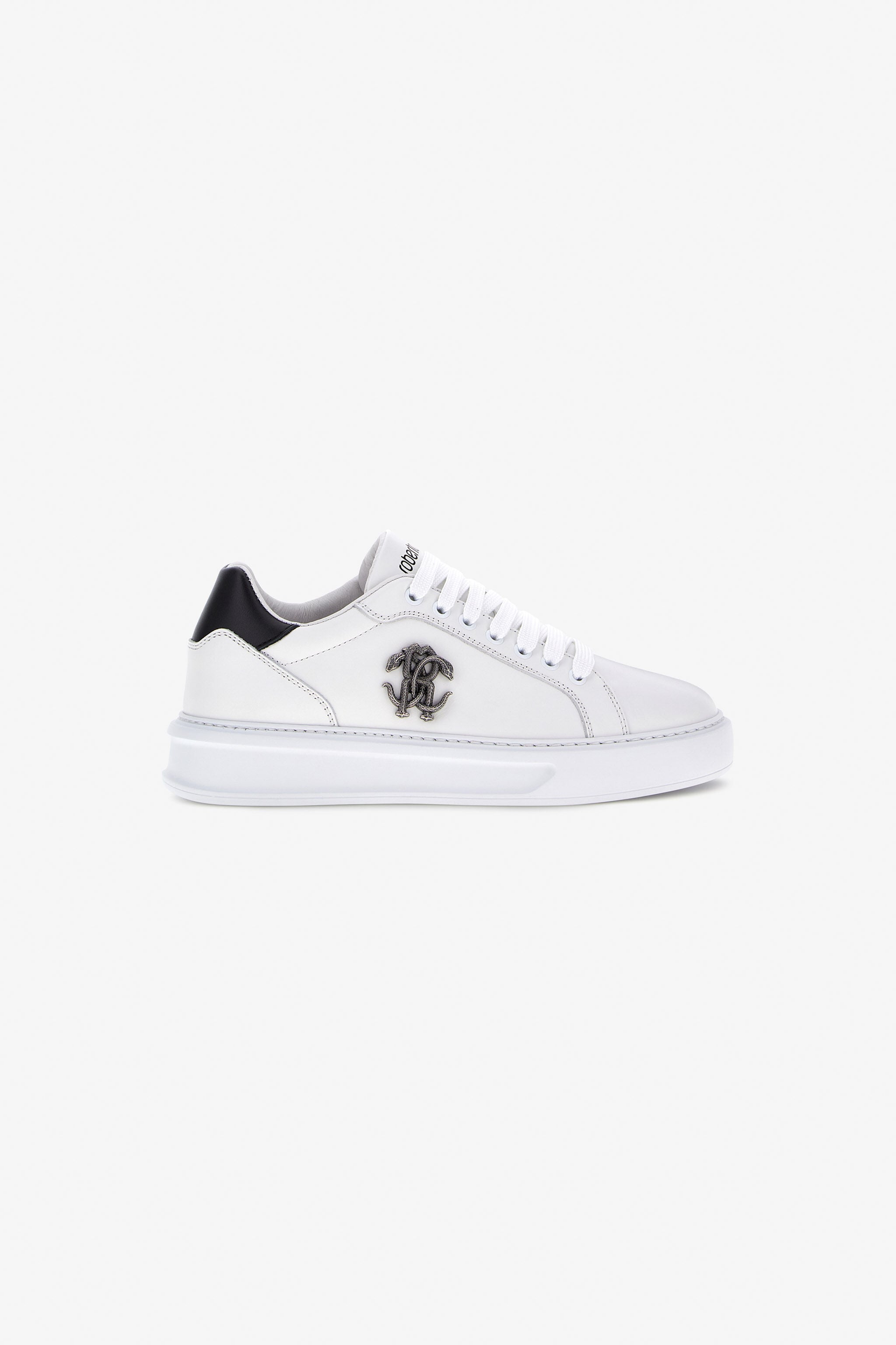 RC Sneakers with Monogram RC RC Sneakers with Monogram RC Weiß/Dunkelgrau SKS036-PZA90