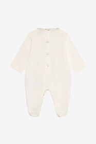 JU Cotton jumpsuit with print MILKY WHITE VJT806-JD001