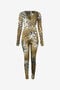 RC Jumpsuit with Jaguar Skin print RC Jumpsuit with Jaguar Skin print Marron clair SKT11A-LNG34