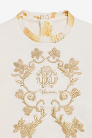 JU Felpa In Cotone Avorio MILKY WHITE TJT662-CF050