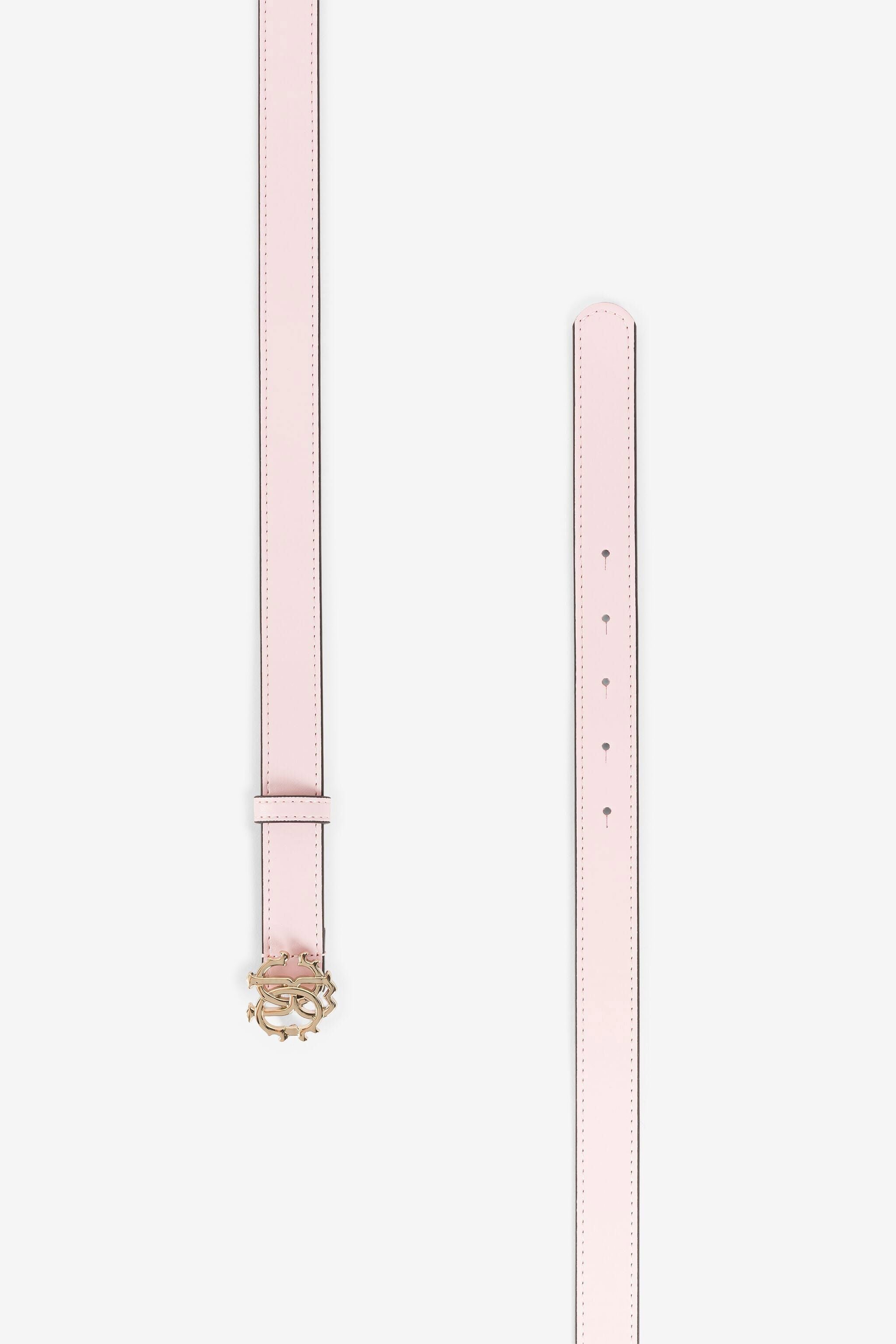 JU RC Monogram Belt JU RC Monogram Belt Pink QJC002-FT226