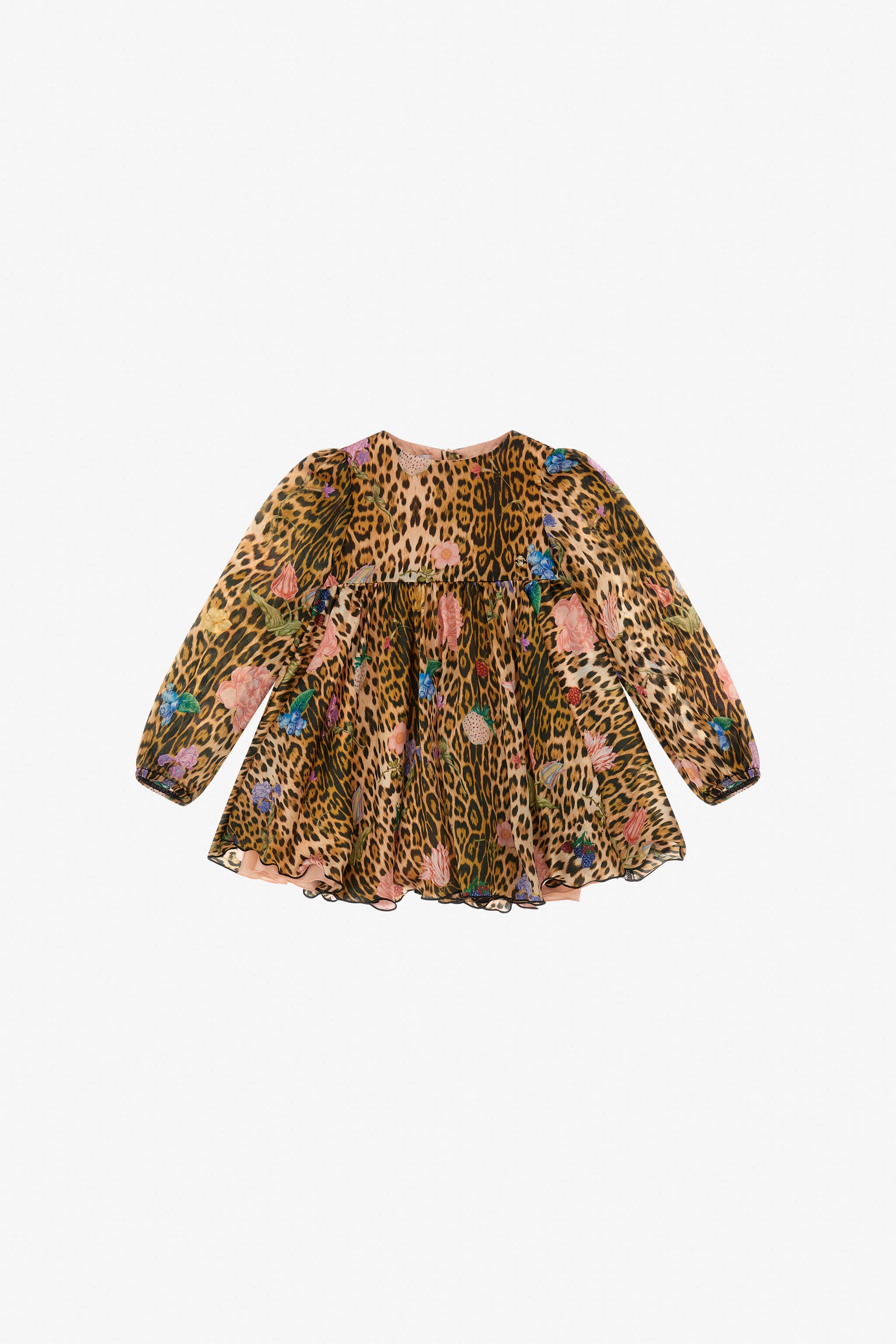JU Leopard-print dress Light brown TJT104-2NM01