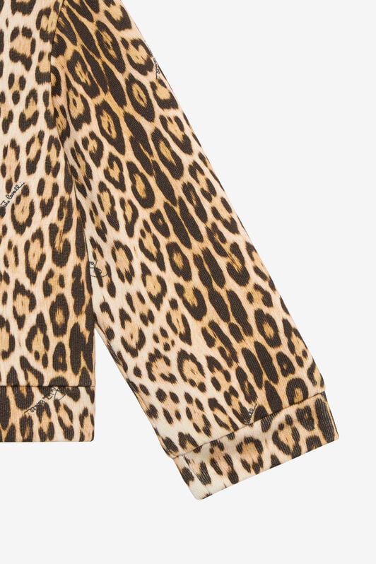 JU Sweat-Shirt À Capuche Et Imprimé Jaguar Skin JU Sweat-Shirt À Capuche Et Imprimé Jaguar Skin Marron clair UJT664-5OO52