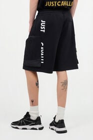 JC Shorts Mit Maxitaschen Und Logo Schwarz UFT008-UF028
