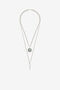 RC Tiger Tooth Necklace RC Tiger Tooth Necklace ARGENTO OLD/TURCHESE RRG006-AM016